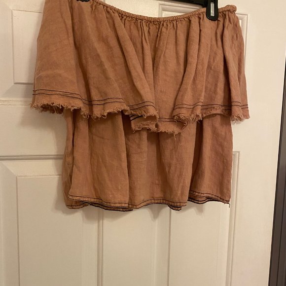 ZARA Linen Top - Picture 4 of 8